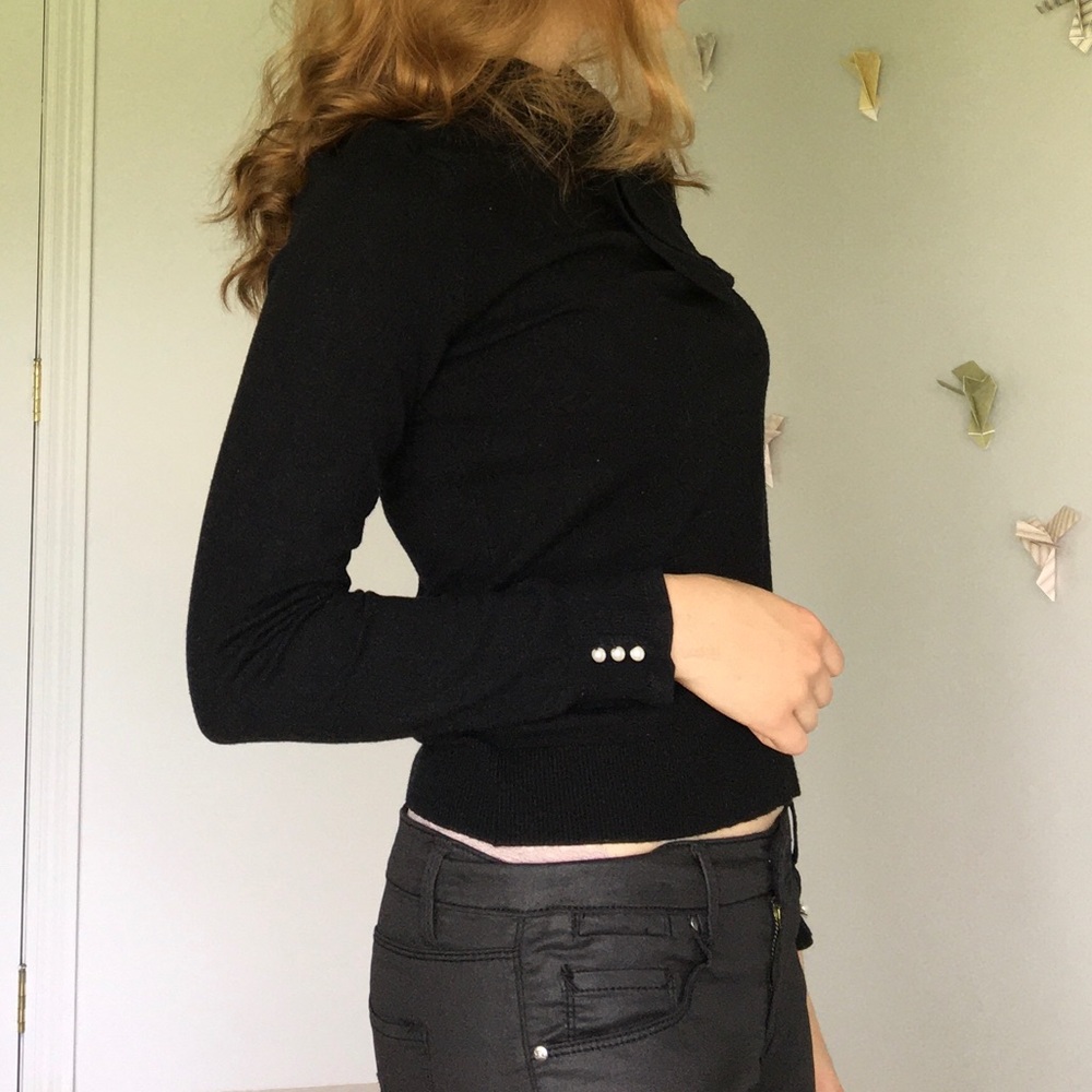 Black Classy Turtleneck Sweater